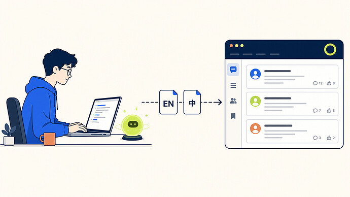 Local-agent publishing flow